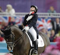 Negro's son Valegro and Charlotte Dujardin at 2012 Olympics