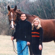 Steve and Thora Pollak with Sahara